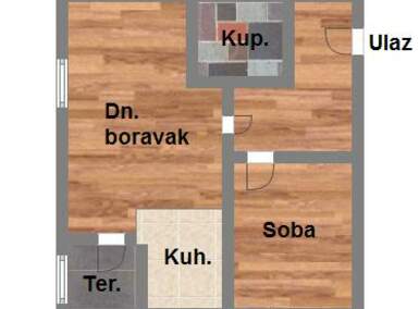 Jednoiposoban stan, Sremska Kamenica, prodaja, 45m2, 76479e, id913370